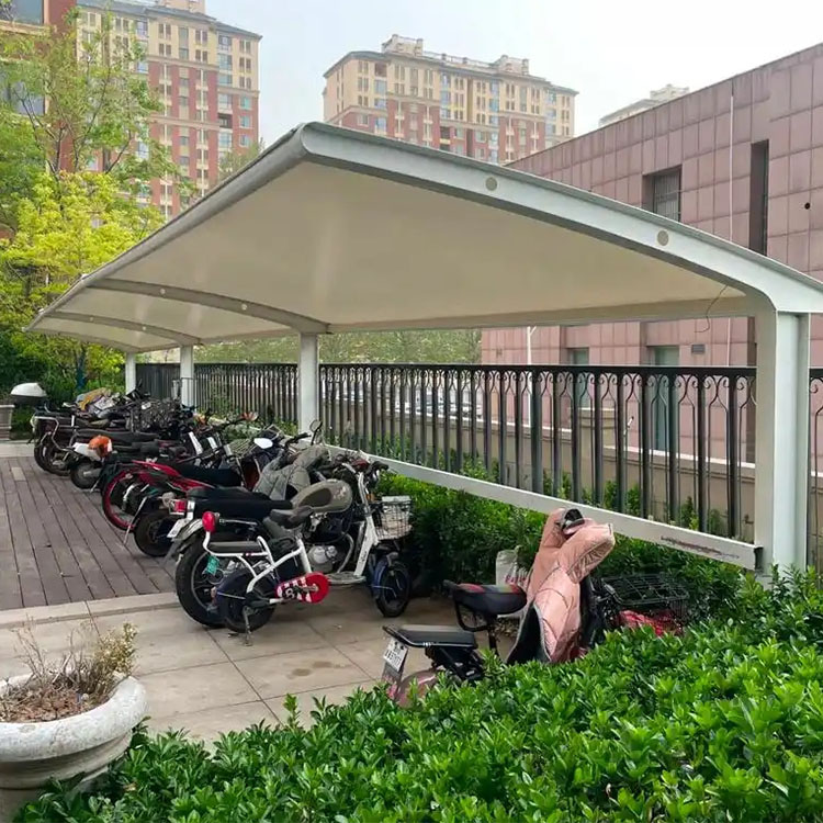 工布江达县膜结构电动车棚